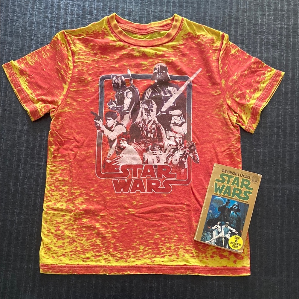 Disney Star Wars Red and Yellow Graphic Tee